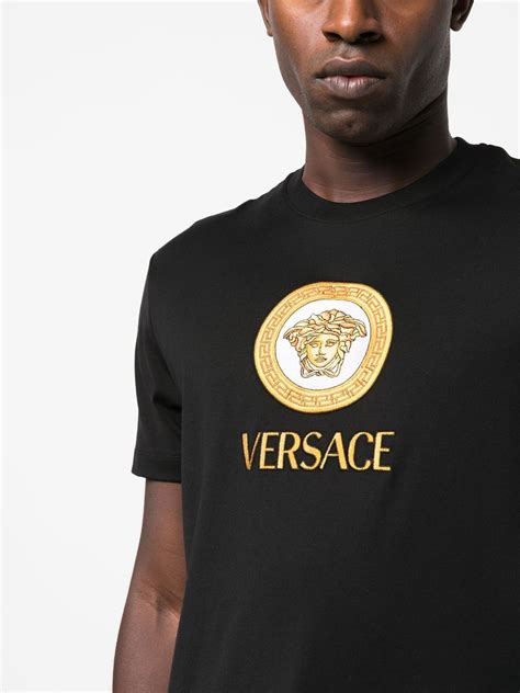 versace black medusa dress|Versace Medusa print t shirt.